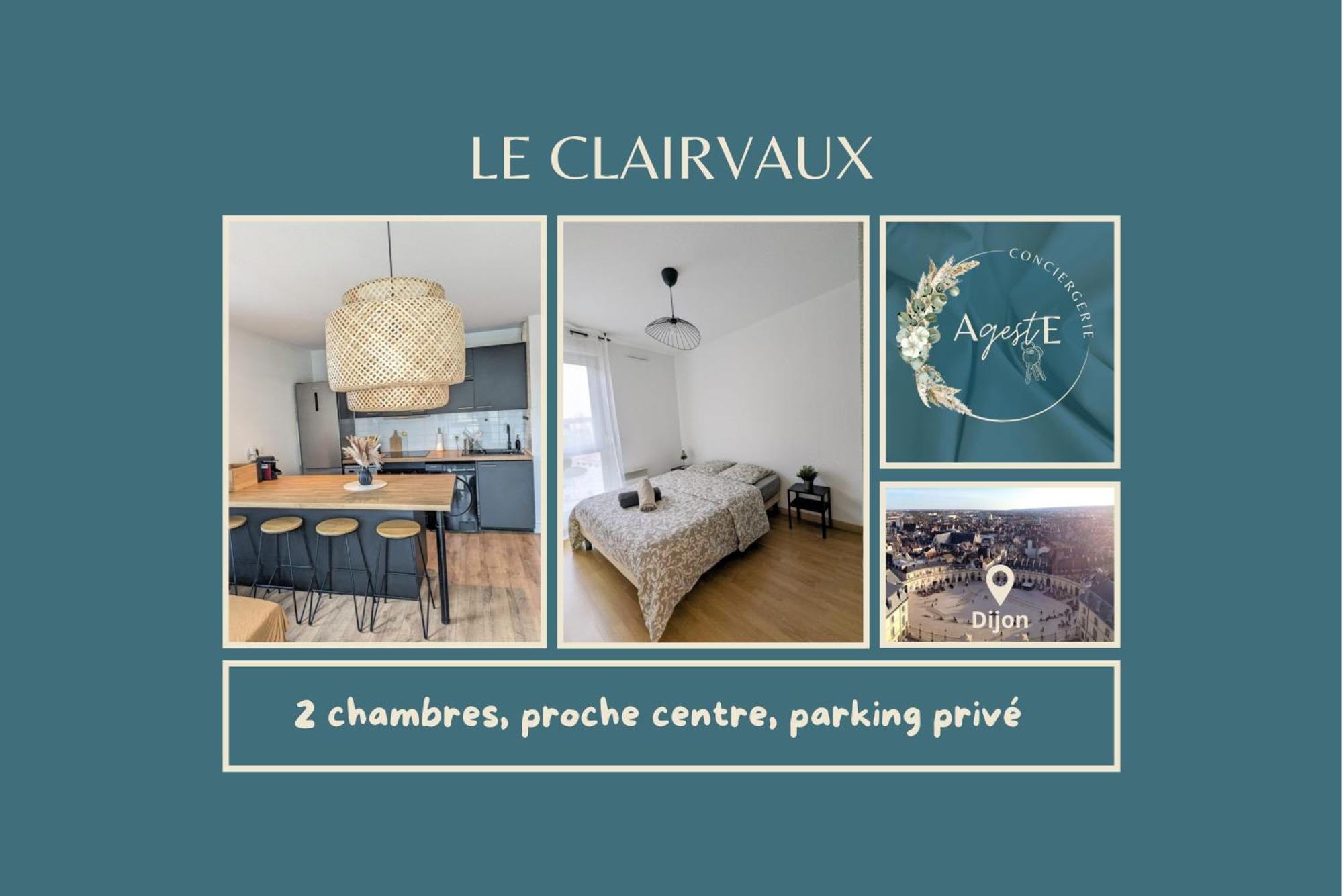 דיז'ון Le Clairvaux - Proche Centre Avec 1 Place En Parking Souterrain מראה חיצוני תמונה